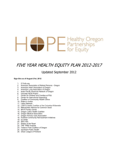 (HOPE Coalition) 5 Year Plan