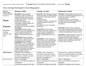 Writing Lesson Plans May 4-8-2015