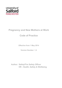 Pregnancy & New Mothers at Work