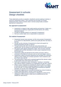 Assessment commission - design checklist [docx / 102KB]