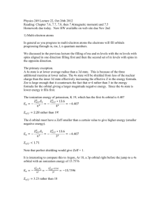 Physics 535 lectures notes: 1 * Sep 4th 2007