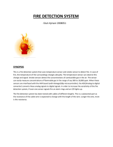 FIRE DETECTION SYSTEM report