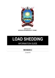 what is load shedding?