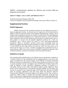 Supplemental Section SNAPR Alignment
