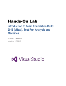 Introduction to Team Foundation Build 2015 (vNext), Test