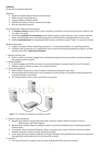 Chapter1 Introduction to Computer Networks