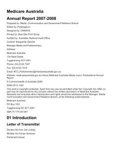 Medicare Australia Annual Report 2007-2008