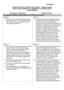 Summary of comment(s) - Basingstoke and Deane Borough Council