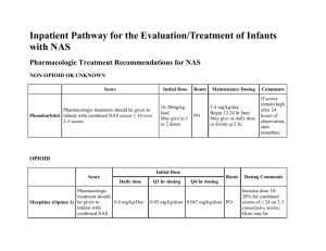 Inpatient Pathway for the Evaluation/Treatment of