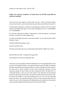 Postprint of: Org. Biomol. Chem., 2011, 9, 7705 Insights into