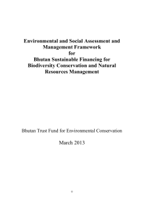 Bhutan-SFBCNRM-ESAMF.. - Bhutan Trust Fund for Environmental