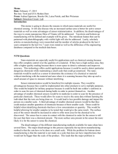 Detection Circuit Lab Memo