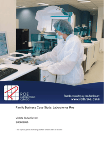 Family Business Case Study: Laboratorios Roe - The