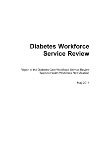 Diabetes Workforce Service Forecast
