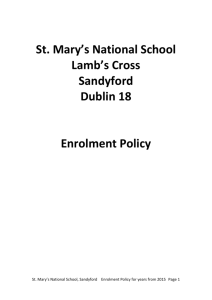 File - St. Mary`s NS, Sandyford