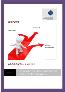 Decision Aid for Choosing Effective Regulatory Interventions