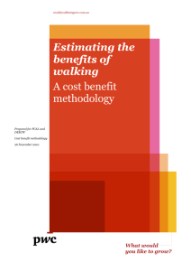 Estimating the Benefits of Walking