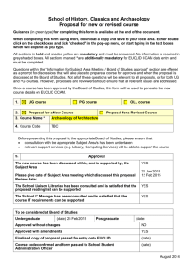 Archaeology of Architecture - School of History, Classics