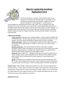 Leadership Academy Details & Application Form