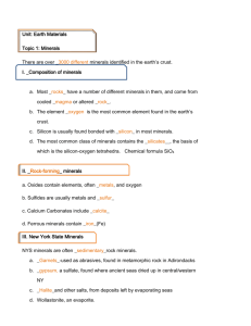 mineral notes filled in