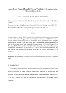 Value of Information of DCV-Phase Combinations Forecast