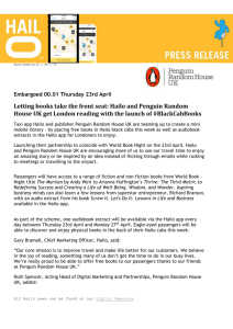 Black Cab Books Press Release