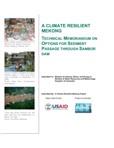 A Climate Resilient Mekong - Natural Heritage Institute