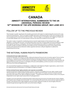 Amnesty International Canada
