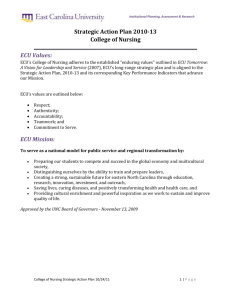 College of Nursing - East Carolina University