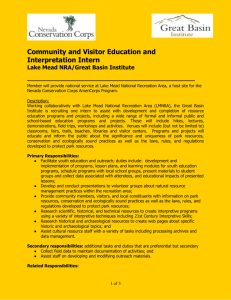 Community and Visitor Education and Interpretation Intern