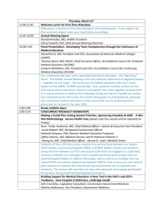 complete conference agenda - Alliance of Independent Academic