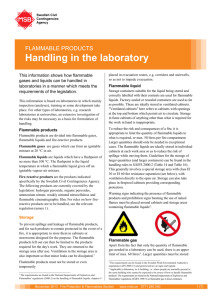Handling in the laboratory