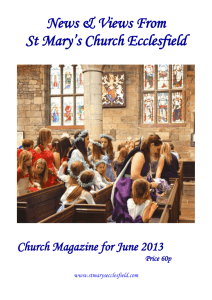 June_2013 - St Mary`s Parish Church