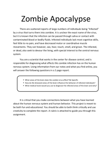 Zombie Assignment and Rubric
