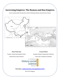 Roman & Han Empires - UC Berkeley History