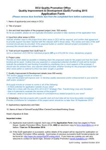 QuID Application form and guidelines 2015