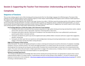 Supporting your interaction with text: Understanding