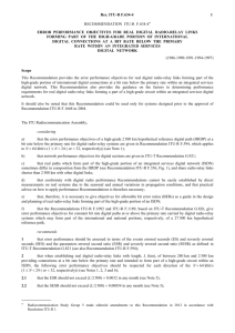 F.634-4 - Error performance objectives for real digital radio