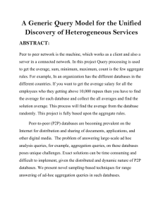 A Generic Query Model for the Unified Discovery of Heterogeneous