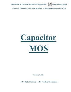 Capacitor MOS