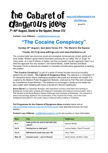 The Cocaine Conspiracy - Cabaret of Dangerous Ideas 2015