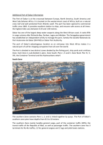 Senegal Port of Dakar additional Information