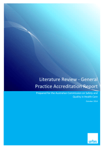 Literature-Review-General-Practice-Accreditation-Report