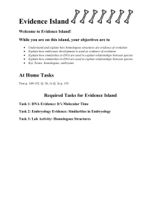 Task 3: Lab Activity: Homologous Structures