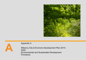 Appendix A: Kilkenny City & Environs Development Plan 2014