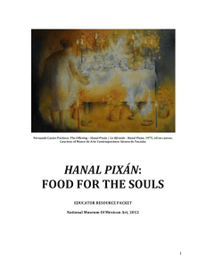 Hanal Pixan: Food for the Souls