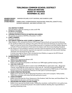 9.3 2015 Minutes 18 Nov. - Terlingua Common School District