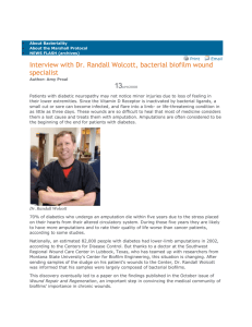 Interview with Dr. Randall Wolcott, bacterial biofilm wound specialist