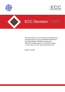 (ECC/DEC/(15)04) - ECO Documentation Database
