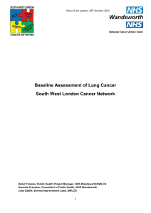 Baseline Assessment of Lung Cancer